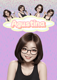 Agustina attractive girl purple03
