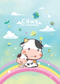 Cows Rainbow Star Dream