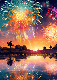 Beautiful Fireworks Theme#452