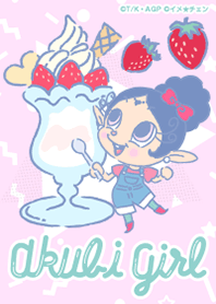 アクビガール★フルーツ＆苺パフェ #fresh