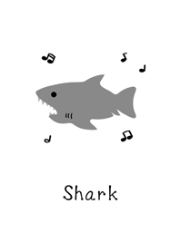 Cute note shark
