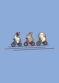 Rabbit on a bicycle-Basic Color