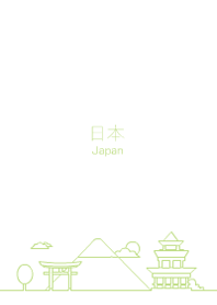 日本都市(緑色)
