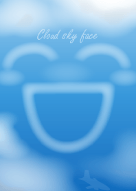 Cloud sky face