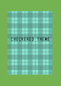 MINT GREEN CHECKERED THEMEj-GREEN-YELLOW