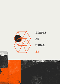 orange & grey / simple as usual #3
