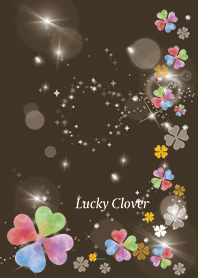 Brown Green : Bright lucky clover
