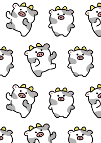 もーもーウシの着せかえ