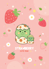 Dino Strawberry Kawaii