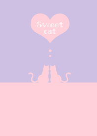 sweet cat 【pink&purple】