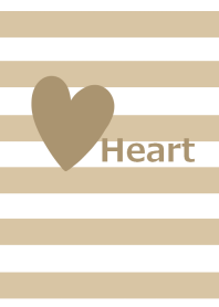 Stripe and heart from japan