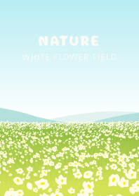 naturewhite flower field