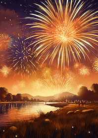 Beautiful Fireworks Theme#115
