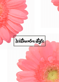 Watercolor style Theme ver.Japan 14