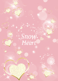 Pink : Love luck! Snow heart