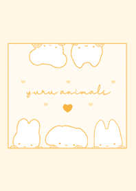 Relaxed Animals 1  - Orange