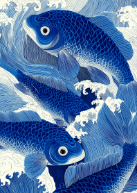 Ukiyo-e Fish