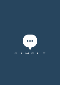 SIMPLE(white blue)V.1869b