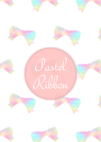 Romantic pastel ribbon
