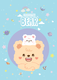 Croissant Bear Mini Cute Kawaii