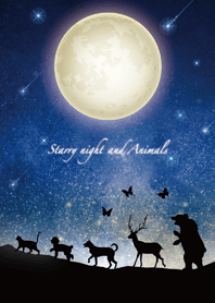 Starry night and Animals 4