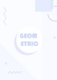 Simple Geometric Periwinkle