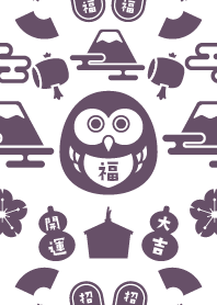 Nordic / Lucky OWL / Purple x White