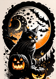 halloween cat 0C86B2
