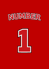Number 1 red version
