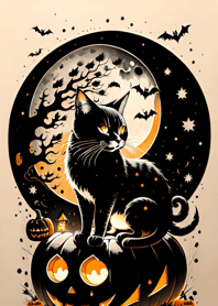 halloween cat 9f0bE6