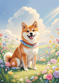 Shiba in Bloom