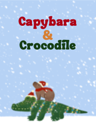 Capybara & Crocodile