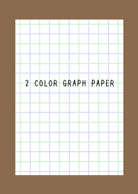 2 COLOR GRAPH PAPERj-GREEN&PURPLE-BROWN