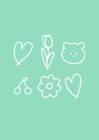 大人のおしゃれ着せかえ(mintgreen)