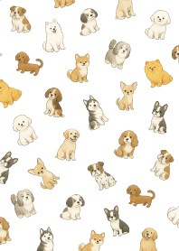 Cute Dog Illustration_white7