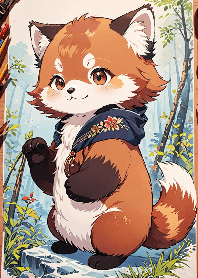 The Daily Life of the Red Panda1 (Beige)