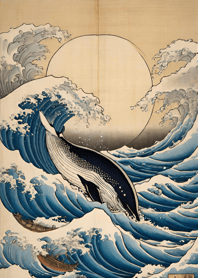 อุกิโยะเอะ - วาฬ 91900d