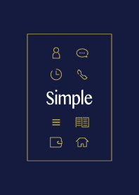 紺色、ネイビーブルー。シンプルで大人。