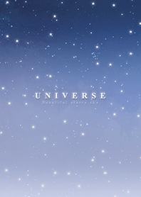 星空-浪漫漸層 莫蘭迪藍色-白色主題
