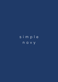 simple --navy--