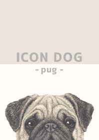 ICON DOG - Pug - BEIGE/02