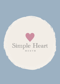 Simple Heart Blue -MEKYM- 14