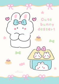 Cute bunny dessert  :) :) :) :)