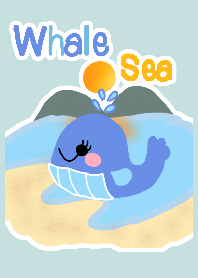 Whale and sea