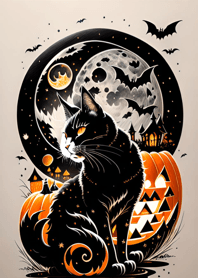 halloween cat f2200b