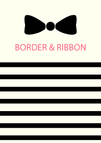 BORDER & RIBBON -Black 15-