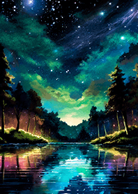 Beautiful starry night view#1638