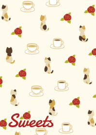 Sweets 004-2 (cat/Beige/Red)