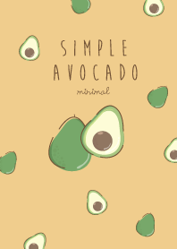 avocado minimal orange (simple ver.)