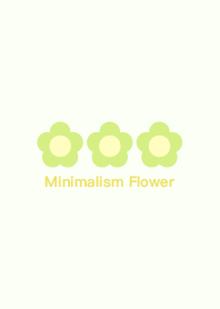 Minimalism Flower - Light Green